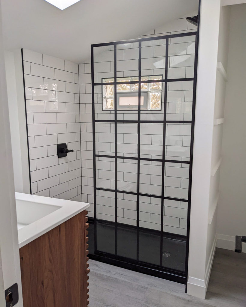 subway tile shower in Hamburg NY