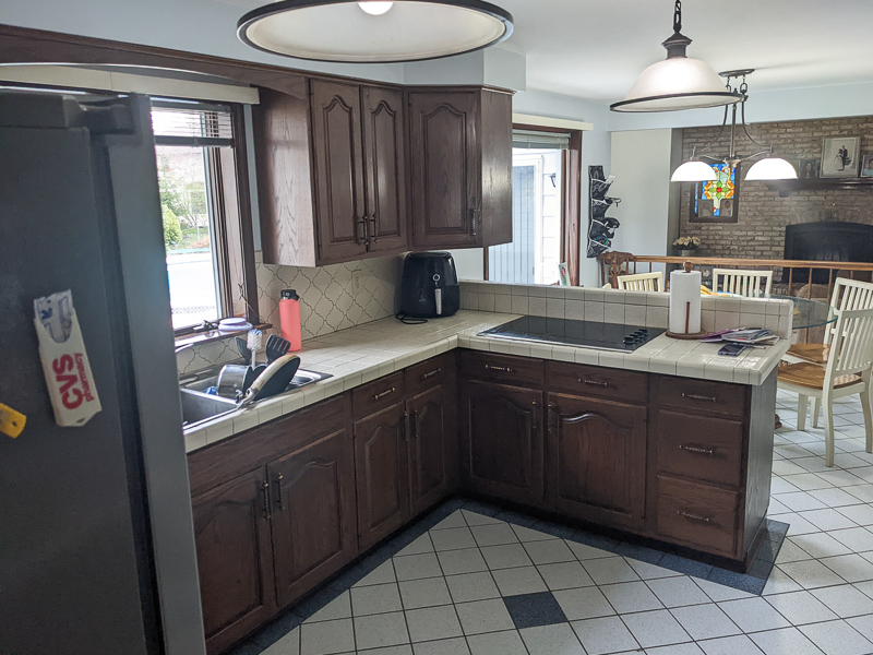 A kitchen ready to be remodeled